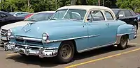 1952 Chrysler Saratoga Club Coupe with non-standard wheels