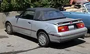 1991 Mercury Capri XR2, rear view