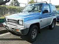 1992–1993 Feroza SE hardtop (F300GD; first facelift, Australia)