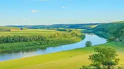 A view over the Don River from Kamenka, Zadonsky District