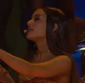 Ariana Grande performing "God is a Woman"