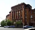 Residential building with Armenian decoration in Yerevan