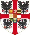 Gonzaga(Argent a chief gules) of Montferrat
