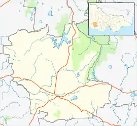 Penshurst is located in Shire of Southern Grampians