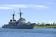 BRP Andrés Bonifacio (PS-17) arrives in Hawaii for RIMPAC 2018.