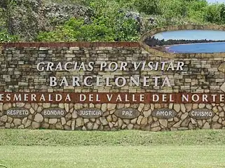 Thank you for visiting message on rock wall