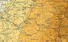 Zikrin map, 1948 1:250,000 (top left quadrant)