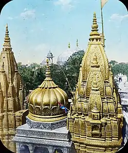 The Kashi Vishwanath Temple was destroyed by Muhammad of Ghor along with thousand other temples in Benaras