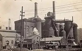 Blast Furnace at Lithgow (early C20th prior to 1928).