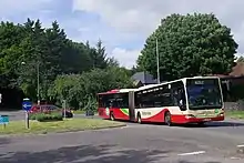 Brighton & Hove branded Bendy bus on route 25