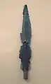 Decorated spear tip.