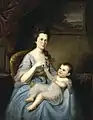 Mrs. David Forman and Child (c. 1785), Brooklyn Museum