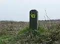 Waymarker on Heald Moor, Cliviger