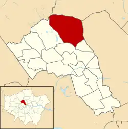 Highgate highlighted within Camden