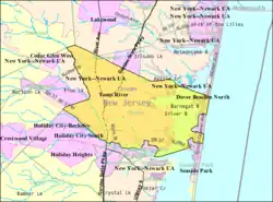 Census Bureau map of Toms River Township, NJ
Interactive map of Toms River Township, New Jersey