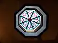 Stained glass skylight