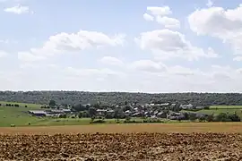 A general view of Champigneul-sur-Vence