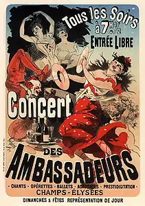 Concert des Ambassadeurs,Champs-Élysées