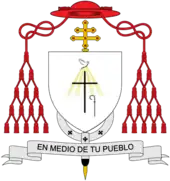 Víctor Manuel Fernández's coat of arms