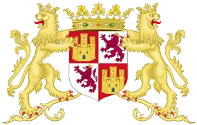 Coat of arms with supporters (1406–74)