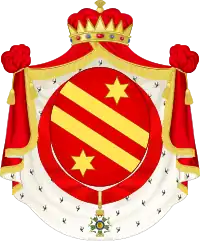 Coat of Arms of Lucien Bonaparte, Roman Prince of Canino