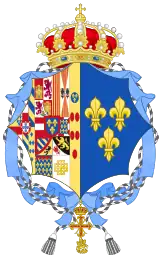 Coat of arms used as Dowager Duchess(since 2015)