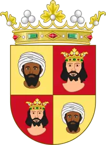 Coat of the Kingdom of the Algarve, within Portugal