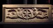 Constantinople Christian sarcophagus with XI monogram, c. 400.