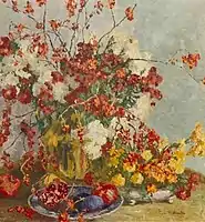 Still Life with Pink Flowers