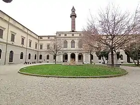 The entrance to the Natural History Museum of Pavia.