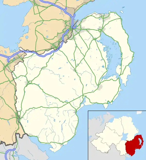 Ballyhalbert is located in County Down