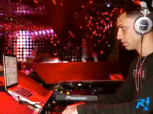 DJ Ricardo! djing at Greenhouse Night Club in New York City, Feb 16 2013