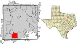 Location of DeSoto in Dallas County, Texas