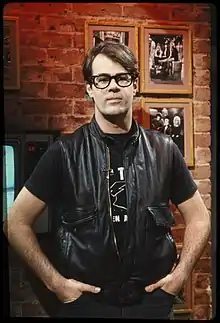 A photograph of Dan Aykroyd