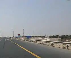 Entrance to Umm Bab on Umm Bab Road