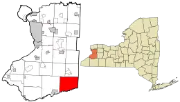 Location in Erie County and the state of New York.