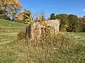 Another view of the same large boulder (October 2020)