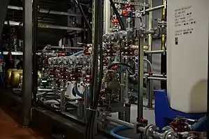 One of two Field Deployable Hydrolysis Systems  installed on the MV Cape Ray (T-AKR-9679)