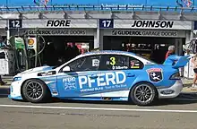 The Ford FG Falcon of Tony D'Alberto Racing at the 2012 Clipsal 500 Adelaide