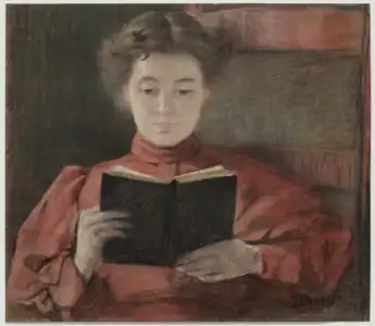 Mary Chase Stratton, pastel, c. 1900