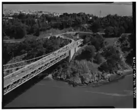 Westbound traffic departs West Portal (1998)