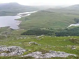 From Meall Aundrary to Loch Bad an Sgalaig
