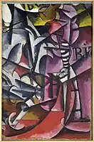 Untitled, 1915, Oil on canvas, 106.4 × 71.1&nbsp;cm (41.9 × 28 in), Solomon R. Guggenheim Museum, New York Gift, George Costakis, 1981 Guggenheim Museum