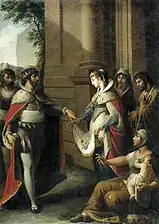 The miracle of St Casilda by Zacarías González Velázquez