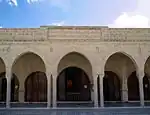 The façade of the prayer hall, south side of the courtyard