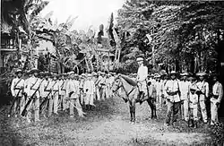 General Gregorio del Pilar and his troops in Pampanga, around 1898 (Philippine–American War).
