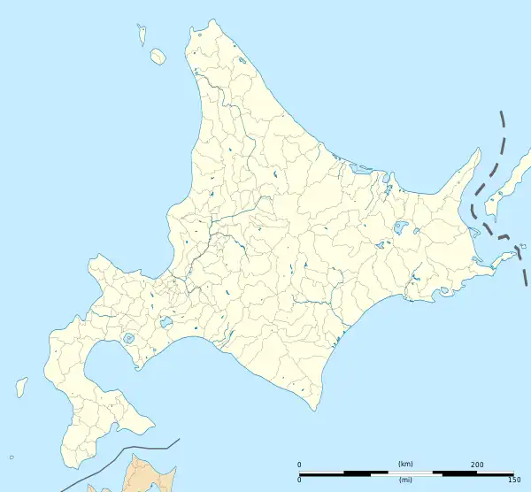 Yoshibori Station is located in Hokkaido