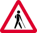 Visually impaired persons ahead