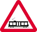 Light rail vehicles or trams ahead