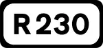 R230 road shield}}